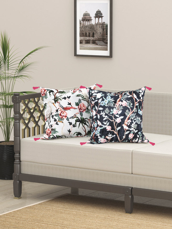 Chinoiserie set of 2 Digital  Print Cushion Covers