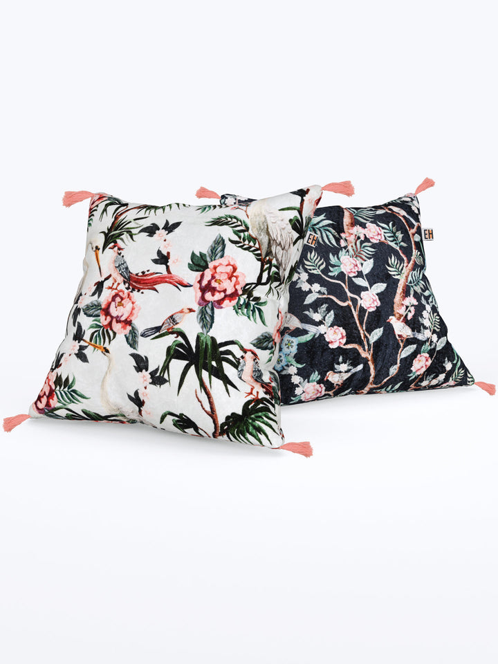 Chinoiserie set of 2 Digital  Print Cushion Covers