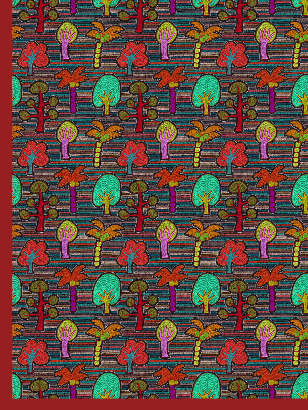 Multi Color Reversible Cotton Dohar