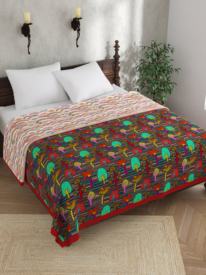 Multi Color Reversible Cotton Dohar