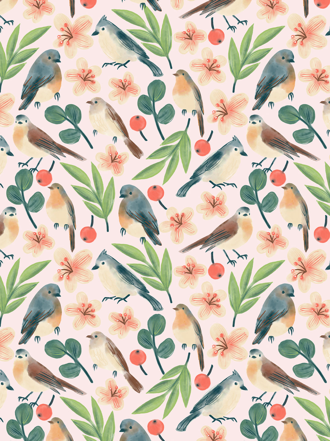 Green and Pink Floral Print Reversible Cotton Dohar