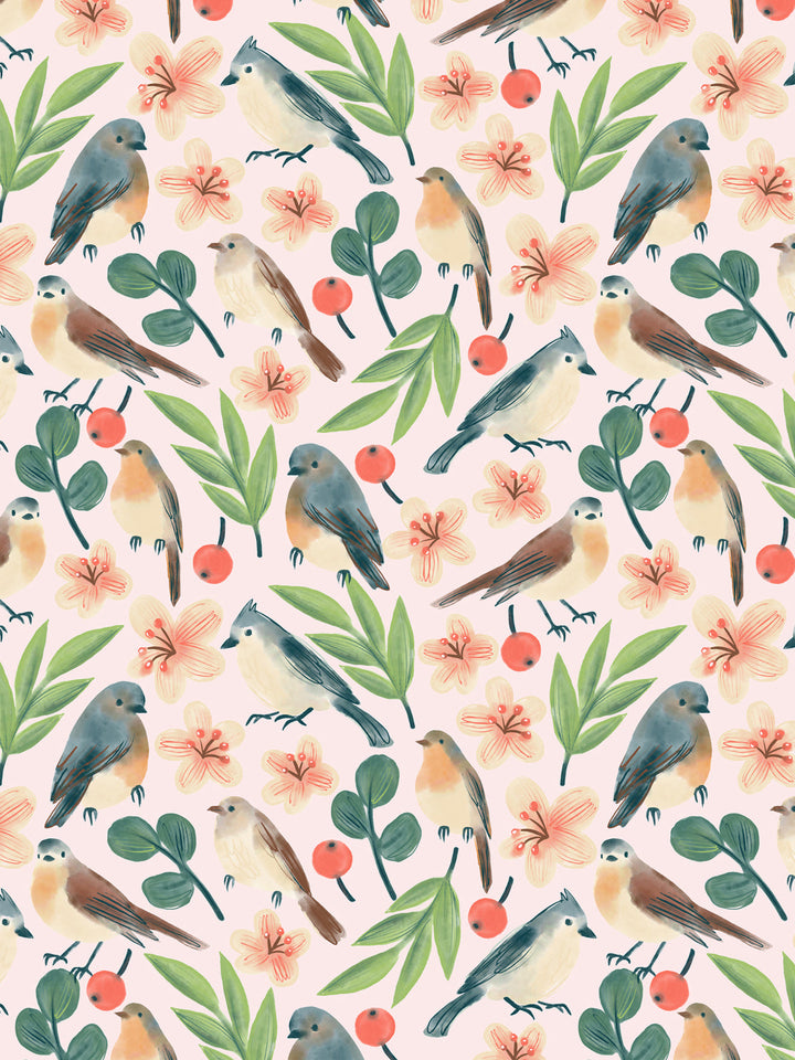 Green and Pink Floral Print Reversible Cotton Dohar