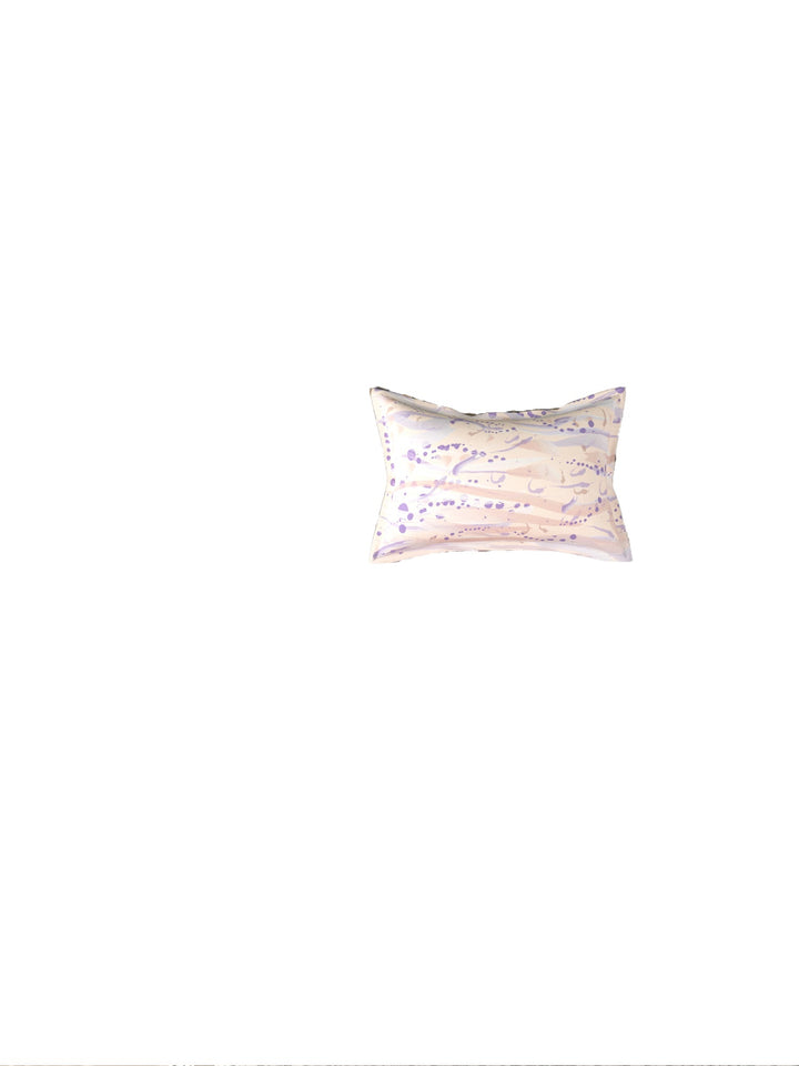 Pink & Purple 160 TC Single Bedsheet with 1 Pillow Covers