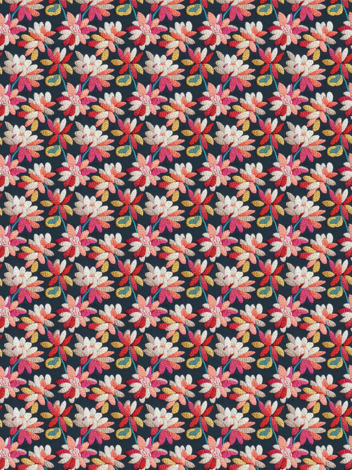 Pink & Blue Floral Print AC Room 120 GSM  Cotton Double Bed Dohar
