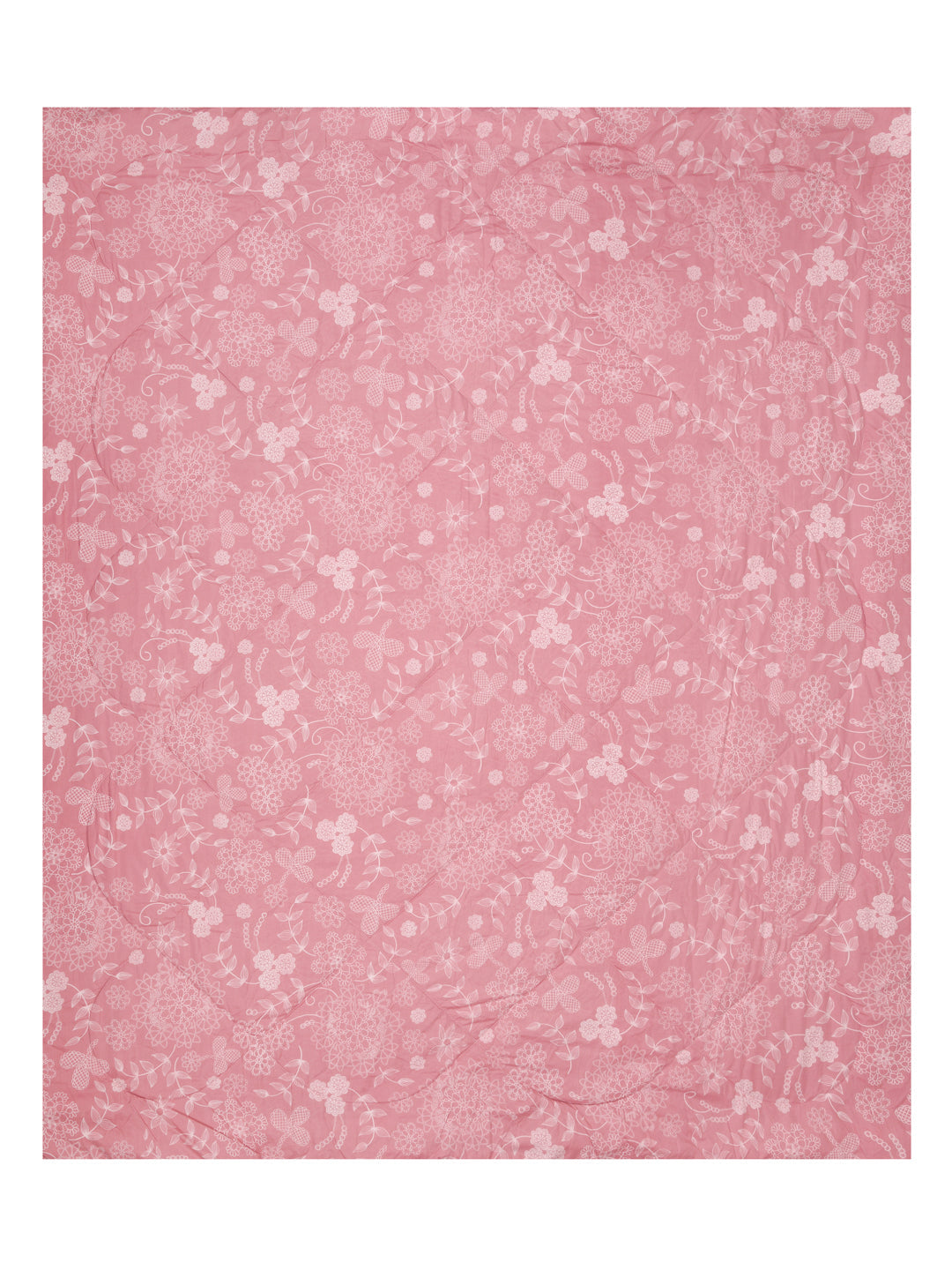 Pink Floral Print Double bed AC Comforter