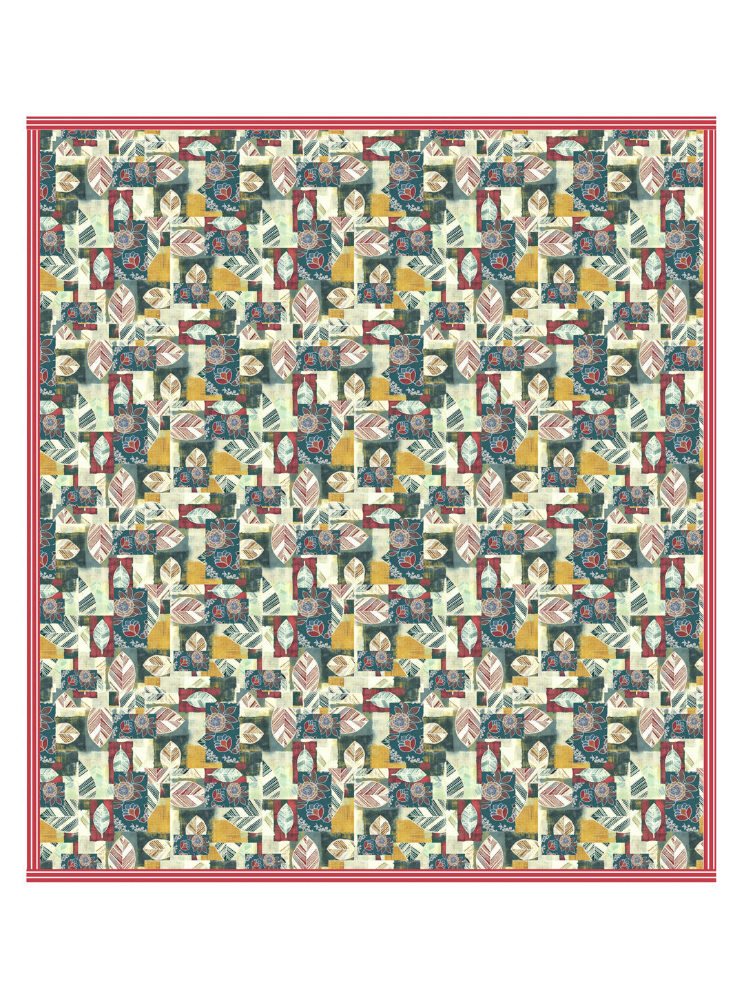 Blue Colour Ethnic Motif AC Room 120 GSM Double Bed Dohar