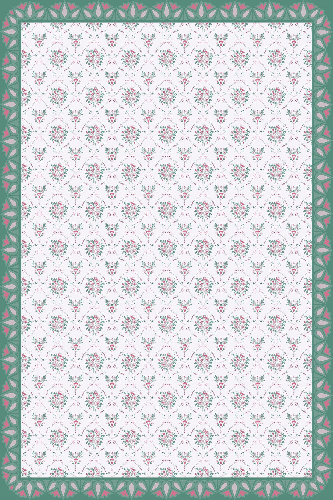 Abstract Print 6 seater Rectangular Table Cover