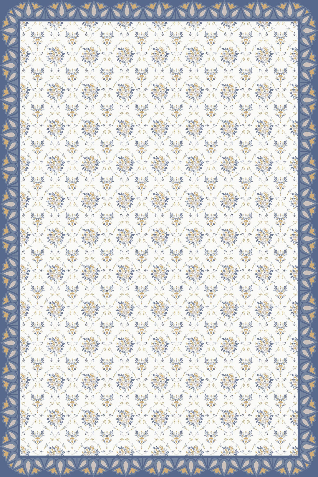 Abstract Print Rectangular 6 seater Table Cover
