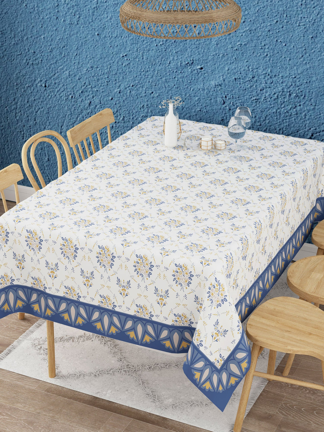 Abstract Print Rectangular 6 seater Table Cover