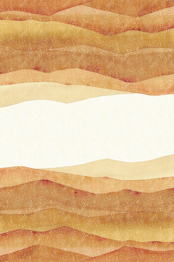Abstract Digital Print White and Yellow Table Cover