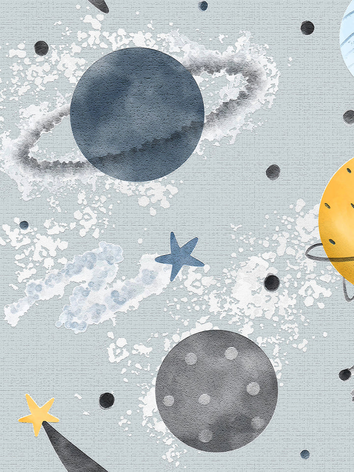 Sleep under the Cosmos Kids Single Bedsheet