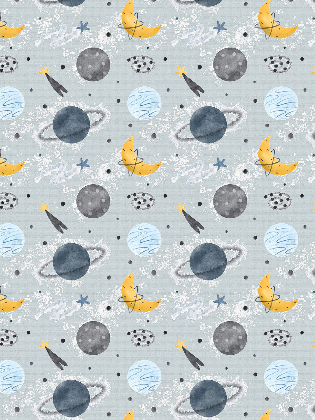 Sleep under the Cosmos Kids Single Bedsheet