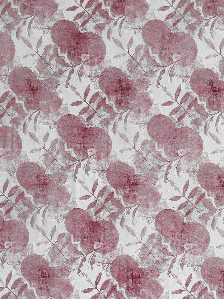 Pink Abstract Print King Size Bed Cotton Linen
