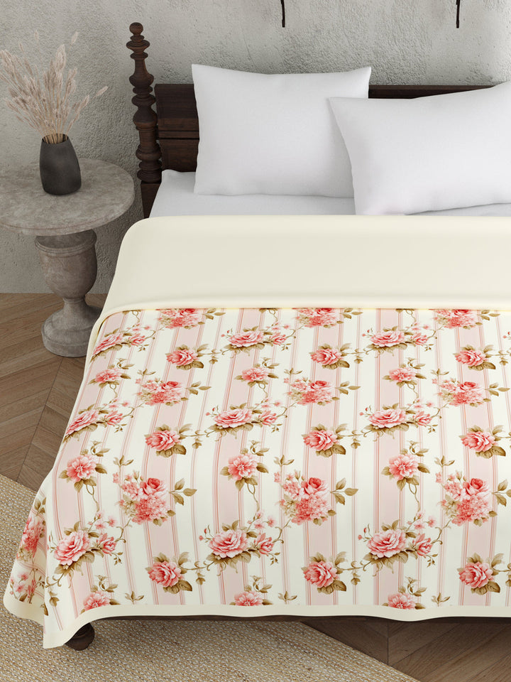 Pink & Yellow Digital Print Cotton Dohar