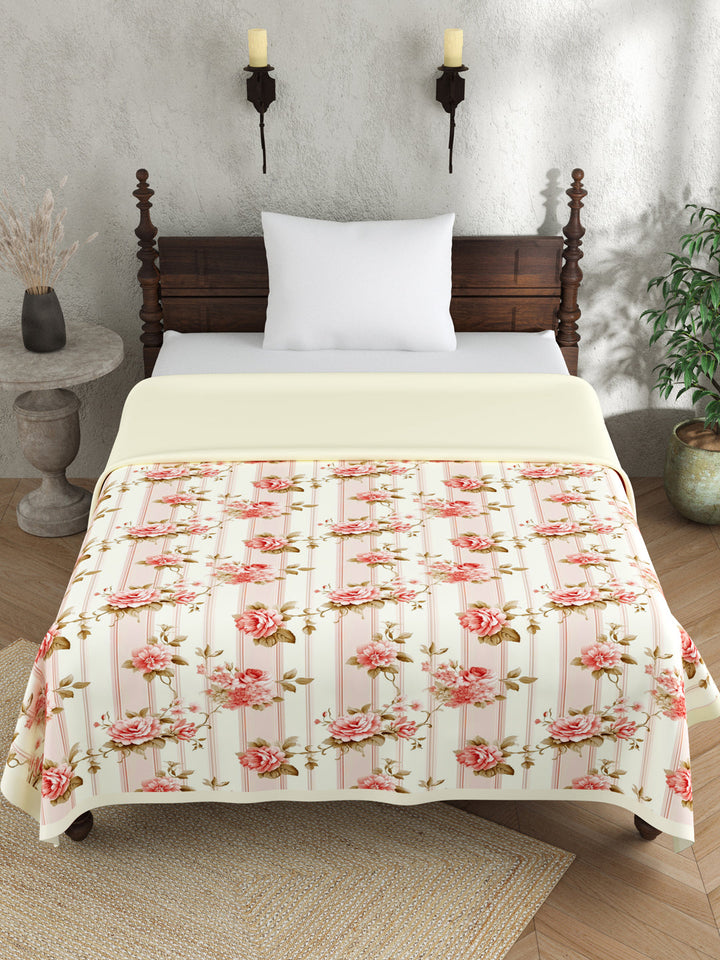 Pink & Yellow Digital Print Cotton Dohar