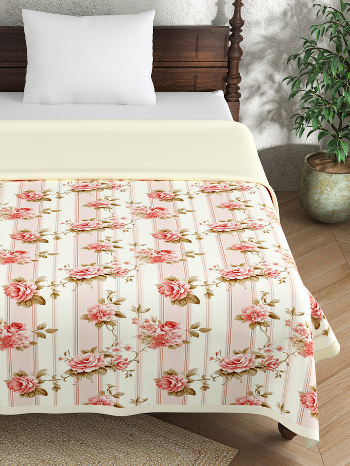 Pink & Yellow Digital Print Cotton Dohar