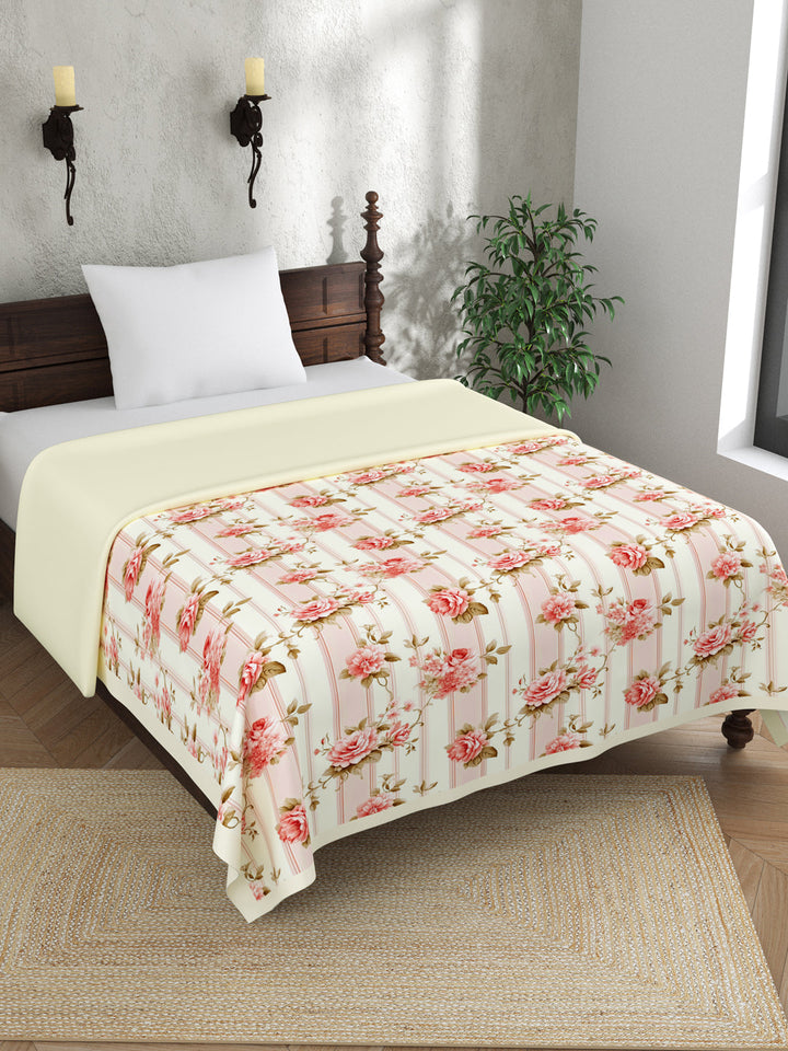 Pink & Yellow Digital Print Cotton Dohar