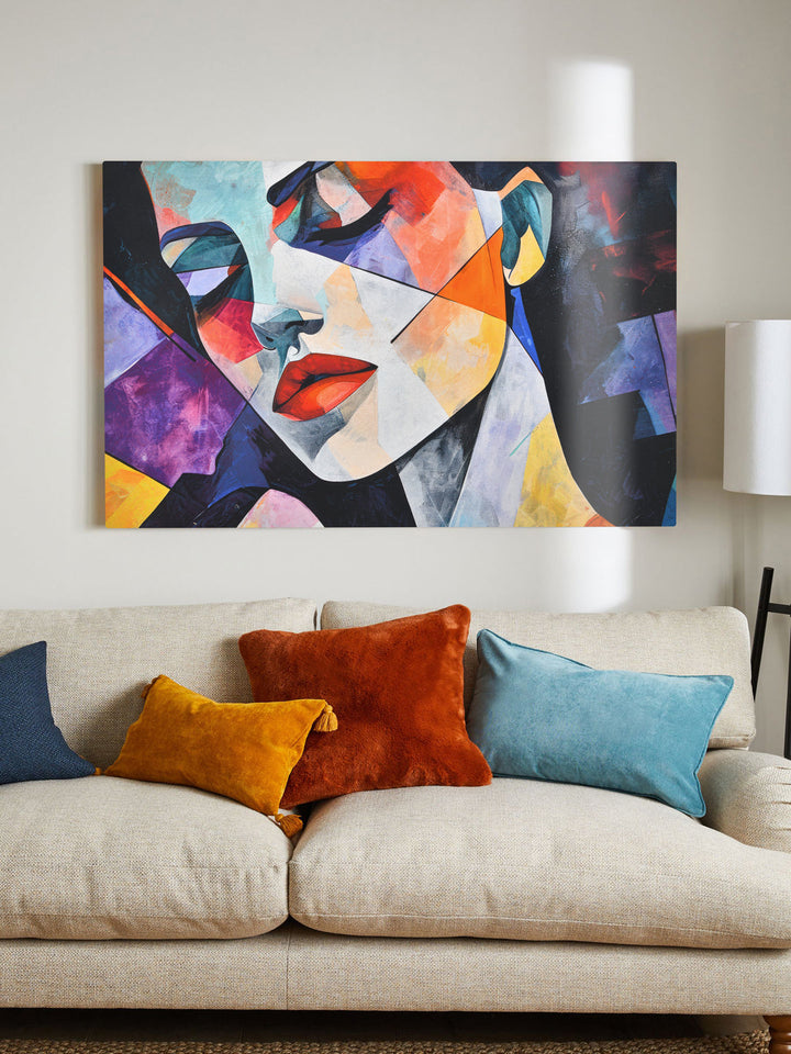 Abstract Women Oil Painted Wall Art