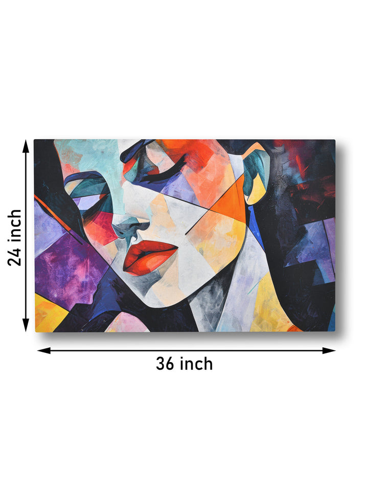Abstract Women Oil Painted Wall Art