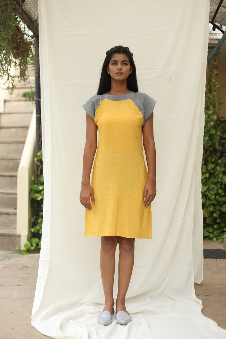 Furbish Yellow Cotton Dress