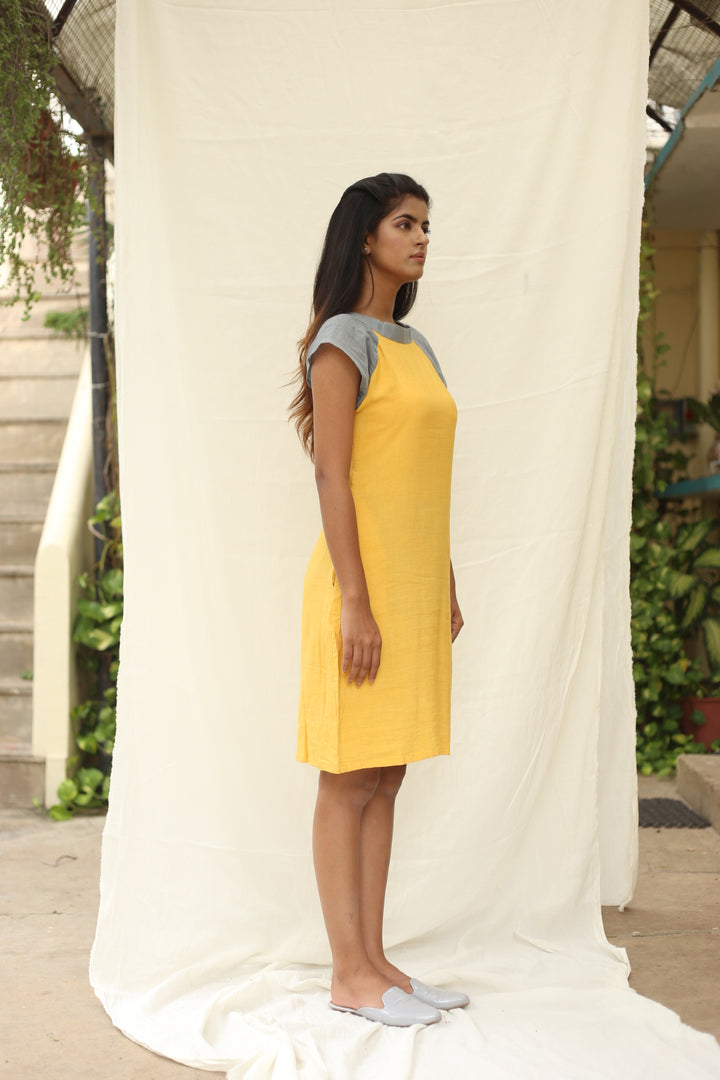 Furbish Yellow Cotton Dress