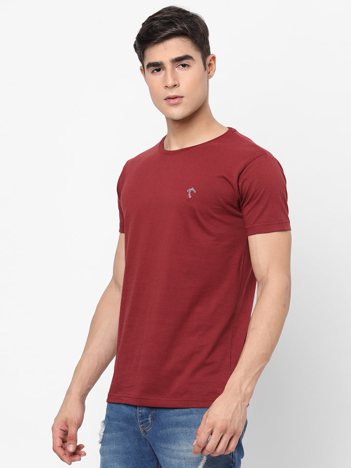 Everyday Solid Maroon T-Shirt